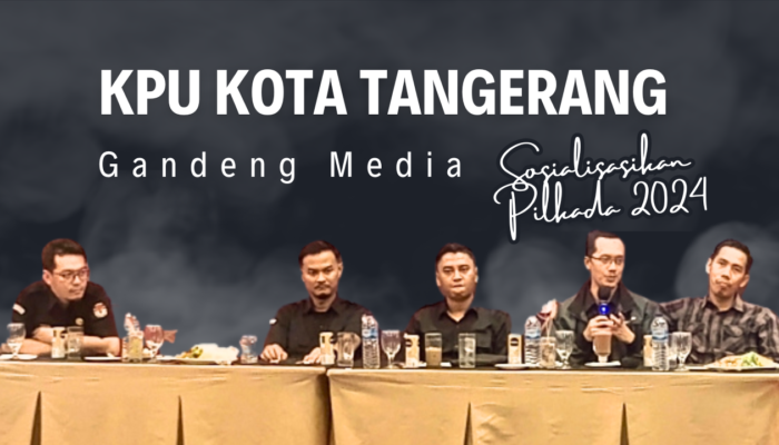 Gandeng Media, KPU Kota Tangerang Gelar Sosialisasi Pilkada 2024