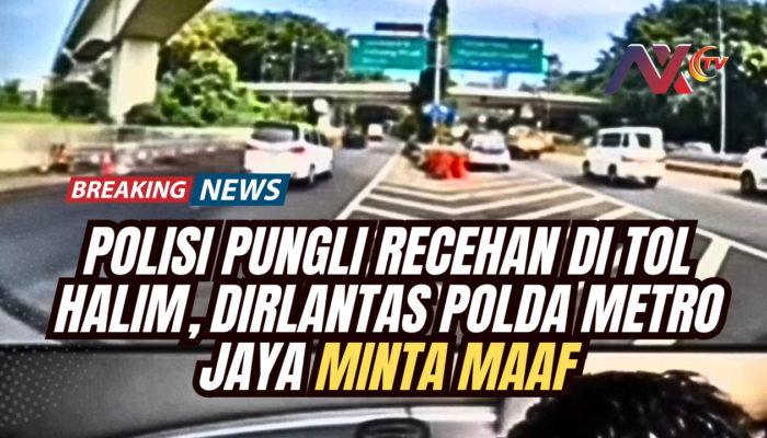 Polisi Pungli Recehan di Tol Halim, Dirlantas Polda Metro Jaya Minta Maaf