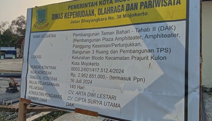 Proyek Taman Bahari Mojopahit Terindikasi Abai K3