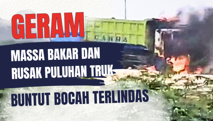 Truk Diamuk Massa Buntut Bocah Terlindas di Tangerang