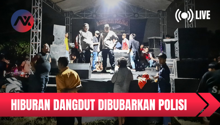Hiburan Dangdut Amelia Nada Dibubarkan Polisi, Diduga Gegara Miras