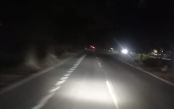 Jalan Benteng Betawi Gelap Gulita, Keselamatan Pengendara Dipertaruhkan