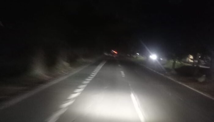 Jalan Benteng Betawi Gelap Gulita, Keselamatan Pengendara Dipertaruhkan